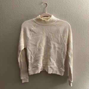 The North Face Cream Turtleneck Sweater